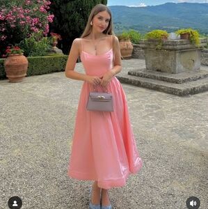 Lolita apricot midi corset sundress